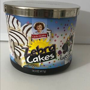 Little Debbie Zebra Cakes Candle